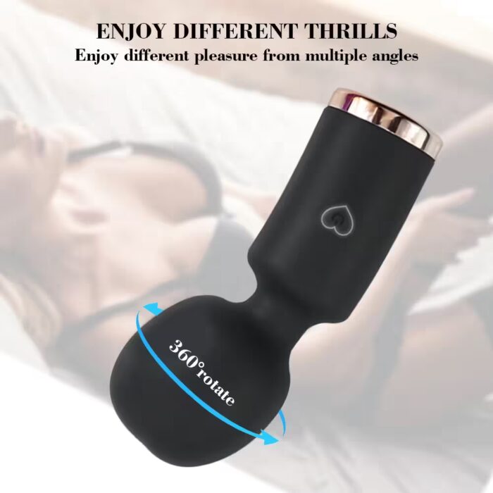 Mini AV Magic Wand Vibrator – G-Spot & Clitoral Stimulator Massager for Women - Image 2