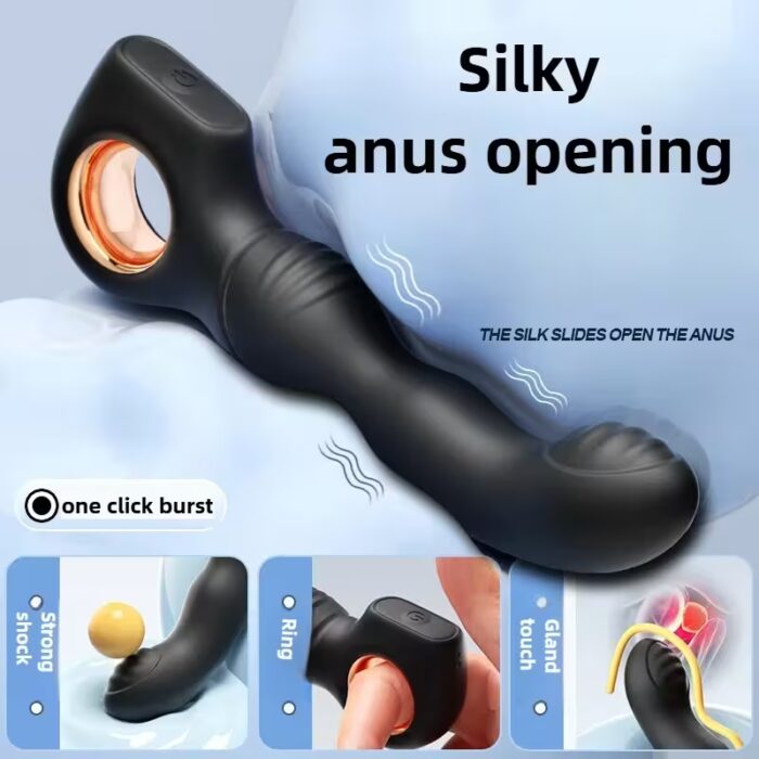 3-in-1 Vibrating G-Spot & Clitoral Stimulator – Anal Plug & Prostate Massager for Men & Women - Image 3