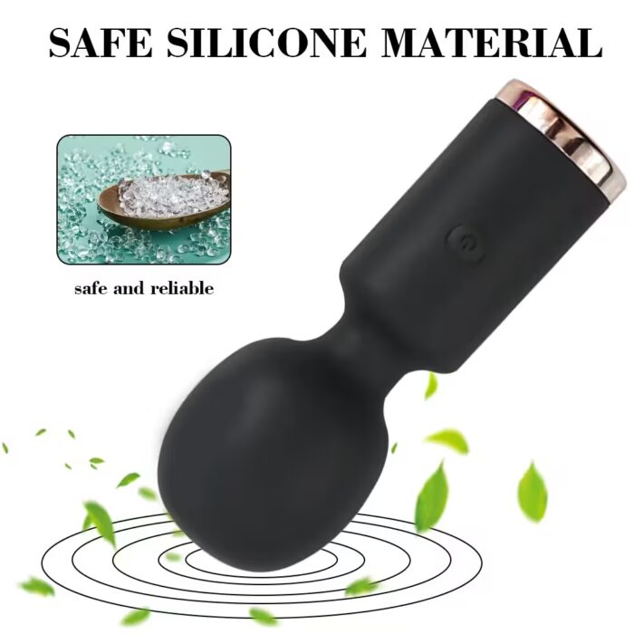 Mini AV Magic Wand Vibrator – G-Spot & Clitoral Stimulator Massager for Women - Image 3