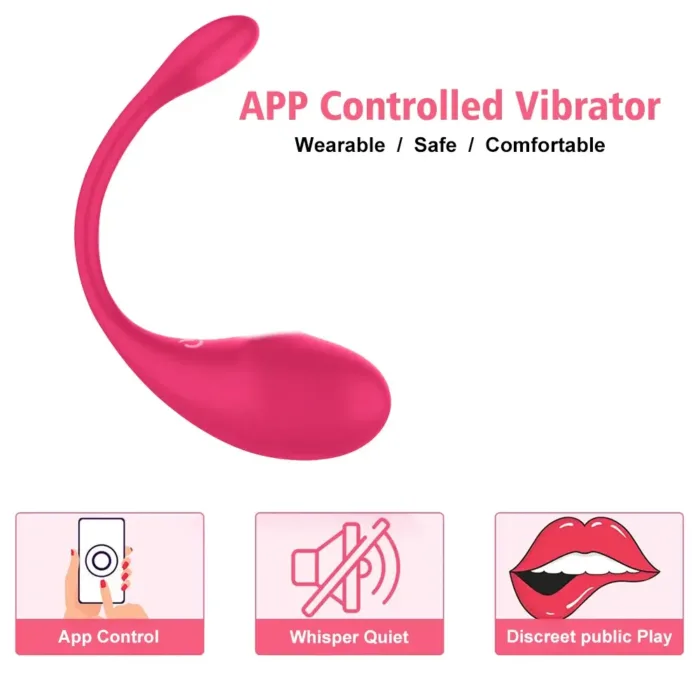 Wearable Bluetooth G-Spot Vibrator with App Control – Clitoral Panty Vibrator for Women - Image 4