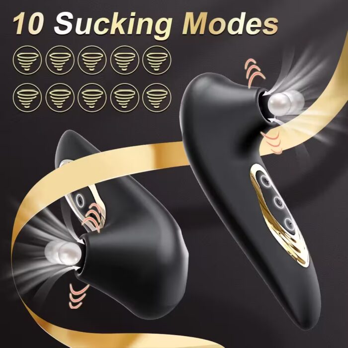Powerful Clitoral Suction Vibrator – Oral Simulator & Nipple Sucker for Women - Image 3