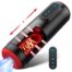 lcd automatic male masturbator with heating and suction features