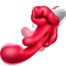5-in-1 swinging tongue dildo vibrator with clitoral suction and G-spot swing