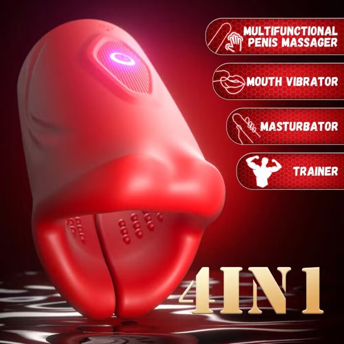 Glans Training Vibrator – 9-Mode Penis Delay & Massage Exerciser for Men - Image 2