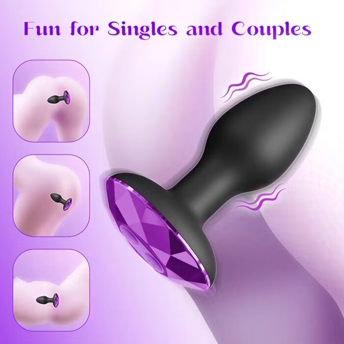 360° Rotating Wireless Anal Vibrator – Butt Plug & Prostate Massager for Couples – Image 2