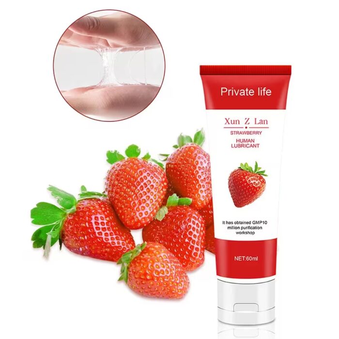 60mL Fruit-Flavored Water-Based Lubricant for Women – Oral, Anal & Vaginal Gel – Image 3