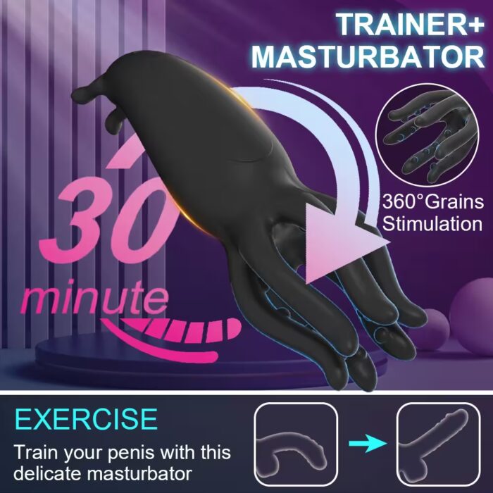 Glans Stimulator Vibrator – Endurance Training & Delay Massager for Men - Image 3