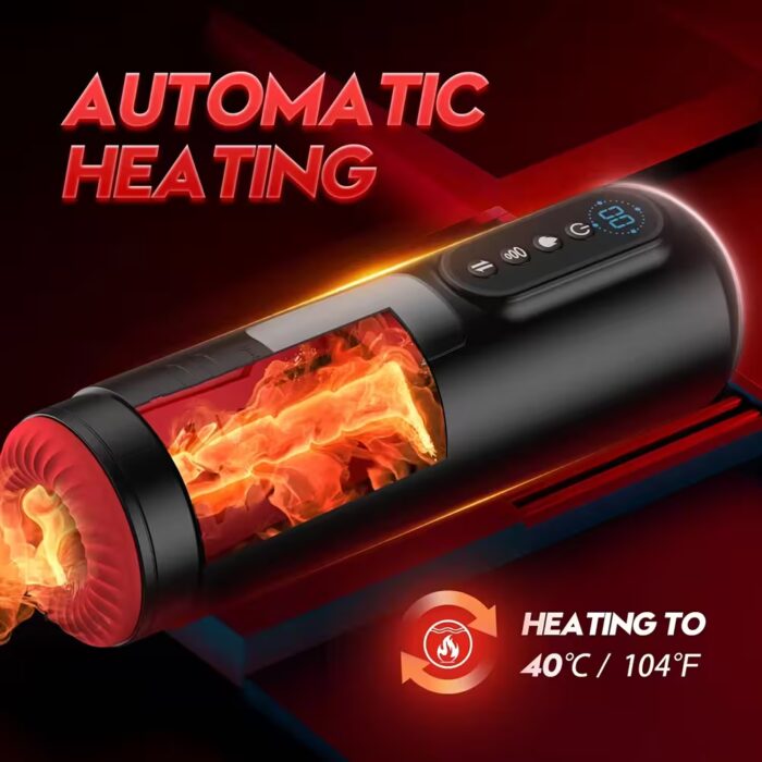 LCD Automatic Male Masturbator – 9 Thrusting Modes, Heating, Suction & Vibration Blowjob Cup - Image 3