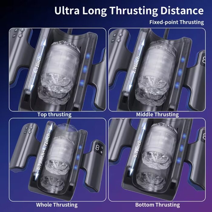 Automatic Telescopic Male Masturbator – High-Speed Piston Stroker with 12cm Thrusting Motion – Image 3