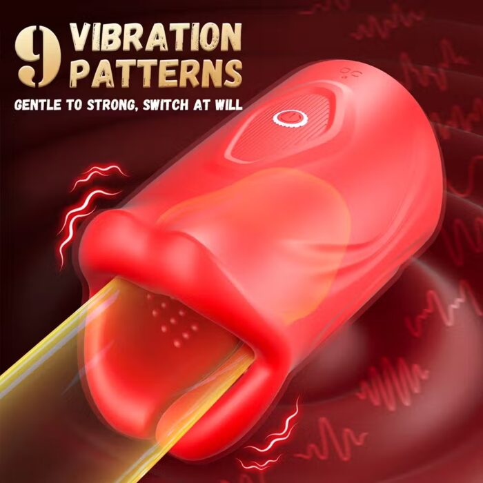 Glans Training Vibrator – 9-Mode Penis Delay & Massage Exerciser for Men - Image 3