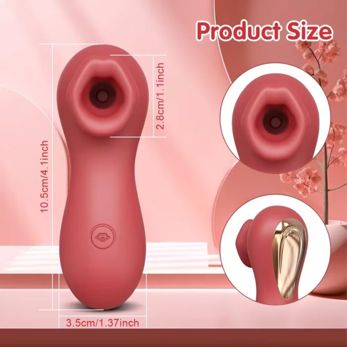 App-Controlled Clit Sucker Vibrator – Interactive Suction Toy for Women & Couples - Image 3