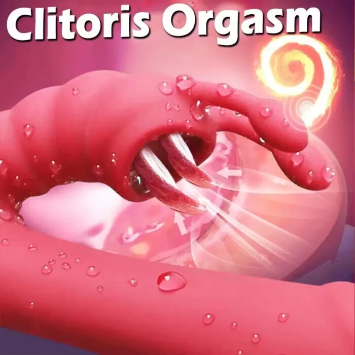 3-in-1 Thrusting & Heating Vibrator – G-Spot, Clitoral, and Licking Tongue Stimulator - Image 4