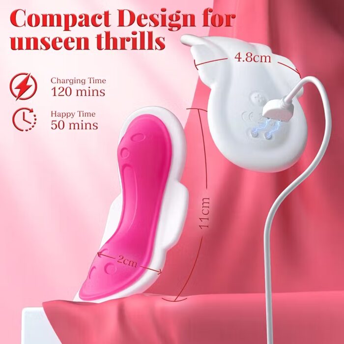 Remote Control Wearable Panty Vibrator – Clitoral & G-Spot Mini Egg Bullet for Women - Image 4