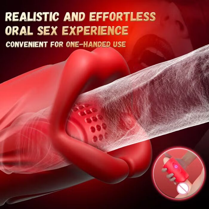 Glans Training Vibrator – 9-Mode Penis Delay & Massage Exerciser for Men - Image 4