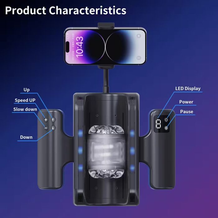 Automatic Telescopic Male Masturbator – High-Speed Piston Stroker with 12cm Thrusting Motion – Image 5
