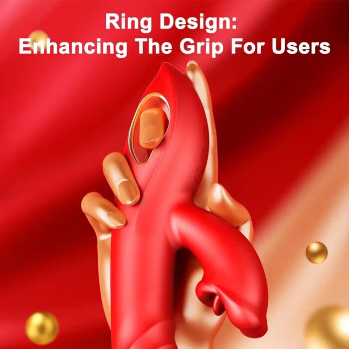 4-in-1 Tongue Licking Thrusting Vibrator – Dildo, Clitoral & G-Spot Massager for Women – Image 5