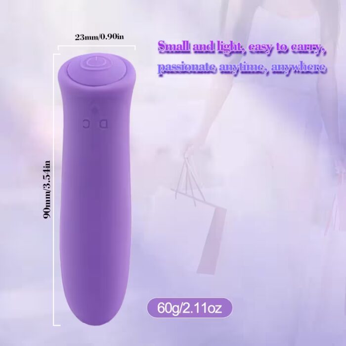 Mini Bullet Vibrator for Women – Pocket-Sized G-Spot & Clitoral Massager - Image 4
