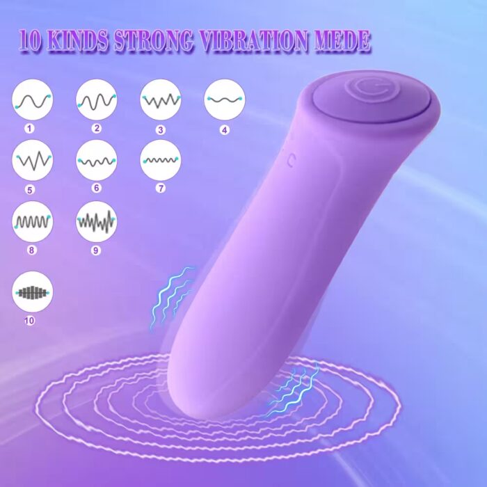 Mini Bullet Vibrator for Women – Pocket-Sized G-Spot & Clitoral Massager - Image 5