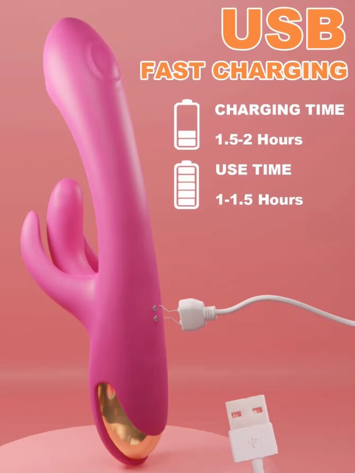 G-Spot Tapping Dildo Vibrator – Clitoral & Vaginal Massager for Women – Image 6