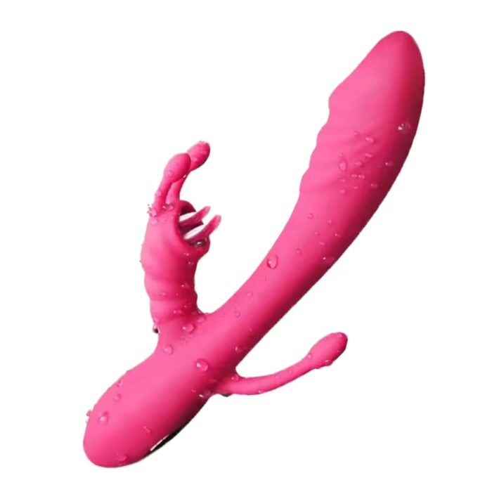 3-in-1 Thrusting & Heating Vibrator – G-Spot, Clitoral, and Licking Tongue Stimulator - Image 7