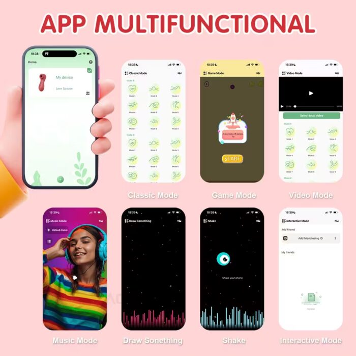 App-Controlled Clit Sucker Vibrator – Interactive Suction Toy for Women & Couples - Image 6