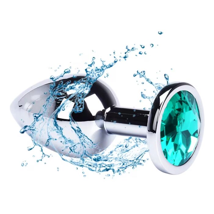 3-Piece Metal Anal Plug Set with Gem Base – S/M/L Sizes for All Levels - Image 5