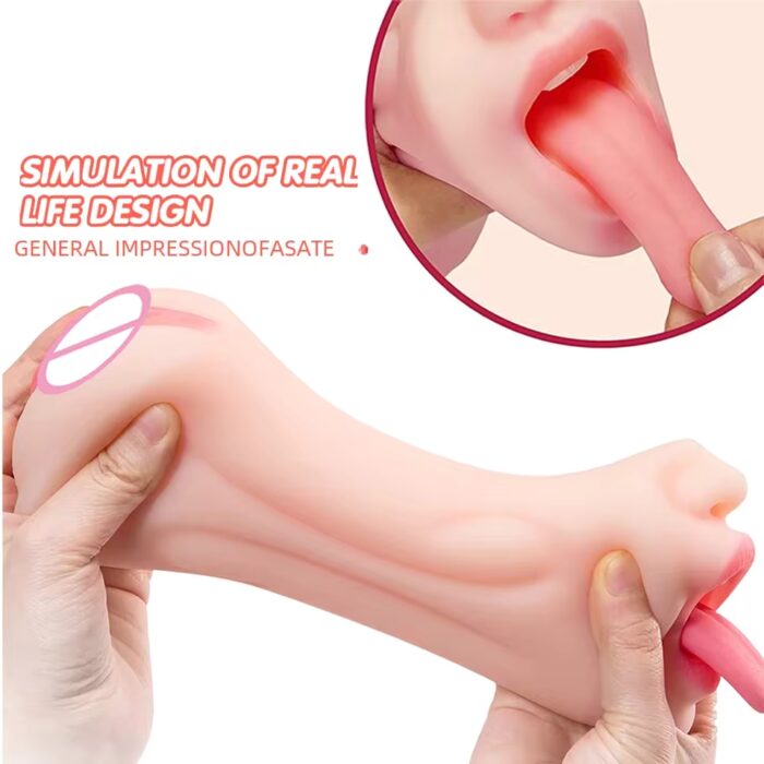 3-in-1 Male Masturbator Cup – Realistic Vagina, Mouth & Anal Experience – Image 6