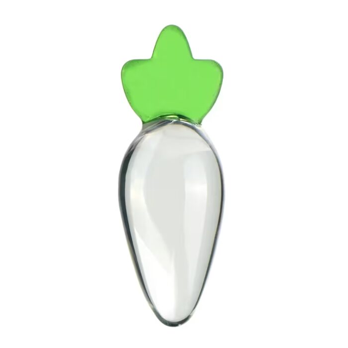 Crystal Radish-Shaped Glass Dildo – Versatile Anal & Vaginal Masturbation Stick – Image 3