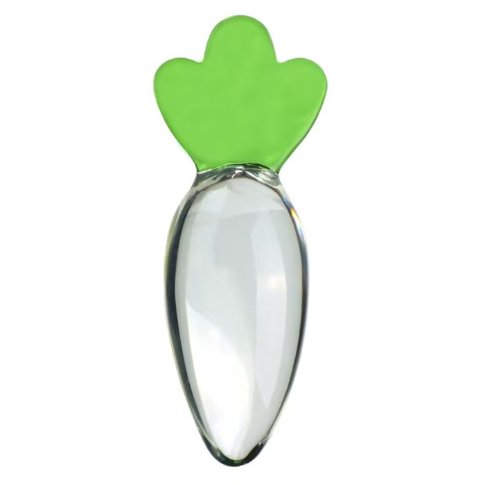 Crystal Radish-Shaped Glass Dildo – Versatile Anal & Vaginal Masturbation Stick – Image 4