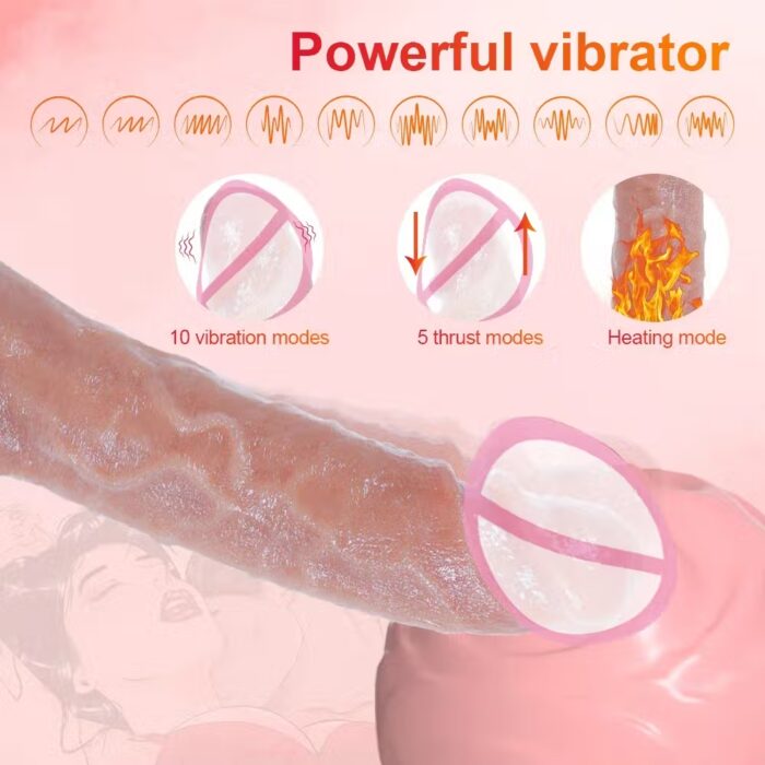 Realistic Dildo – Big Soft Suction Cup Silicone Penis for Female Anal & Vaginal Masturbation - Image 2