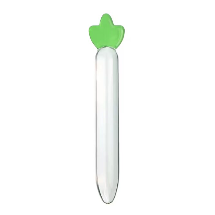 Crystal Radish-Shaped Glass Dildo – Versatile Anal & Vaginal Masturbation Stick – Image 5