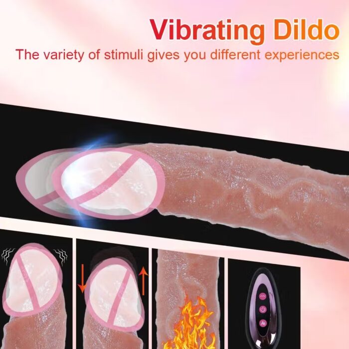 Realistic Dildo – Big Soft Suction Cup Silicone Penis for Female Anal & Vaginal Masturbation - Image 3
