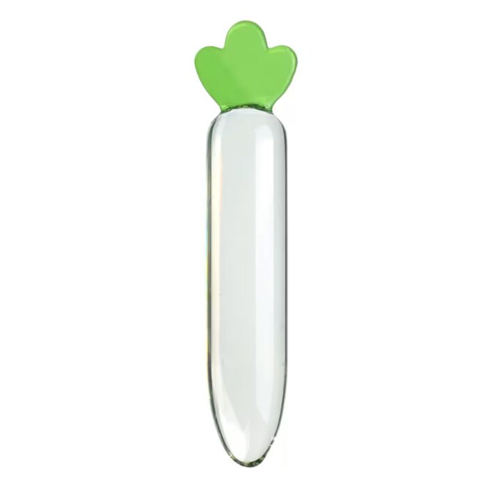 Crystal Radish-Shaped Glass Dildo – Versatile Anal & Vaginal Masturbation Stick – Image 6