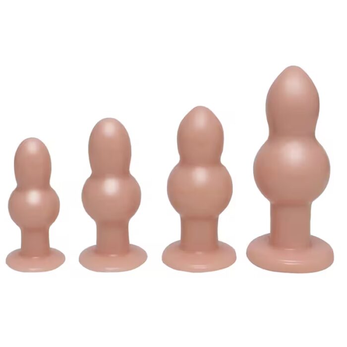 S–XL Huge Anal Beads & Butt Plug Set – Large Silicone Dilator & Prostate Massager for Men, Women & Gay Couples – Image 3