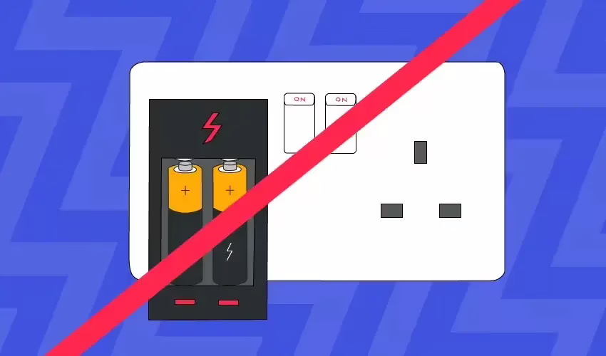 Don’t use rechargeable batteries