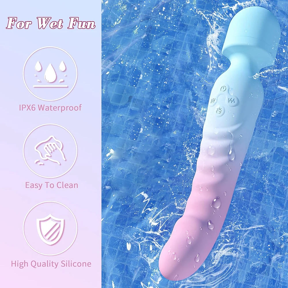 Powerful AV Magic Wand Vibrator – G Spot & Clitoral Stimulator for Women Powerful AV Magic Wand Vibrator – G Spot & Clitoral Stimulator for Women – AmourToy