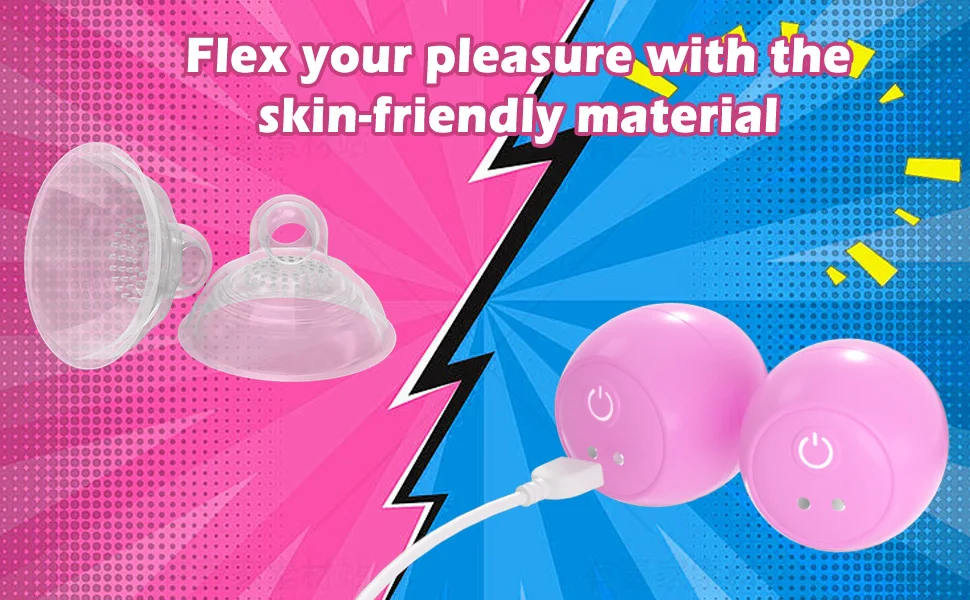 Nipple Suction Vibrator for Women — 10-Mode Vibrating Breast Stimulator | 360° Soft Brush Head | Strong Suction Seal | USB Rechargeable | Solo & Couples – AmourToy