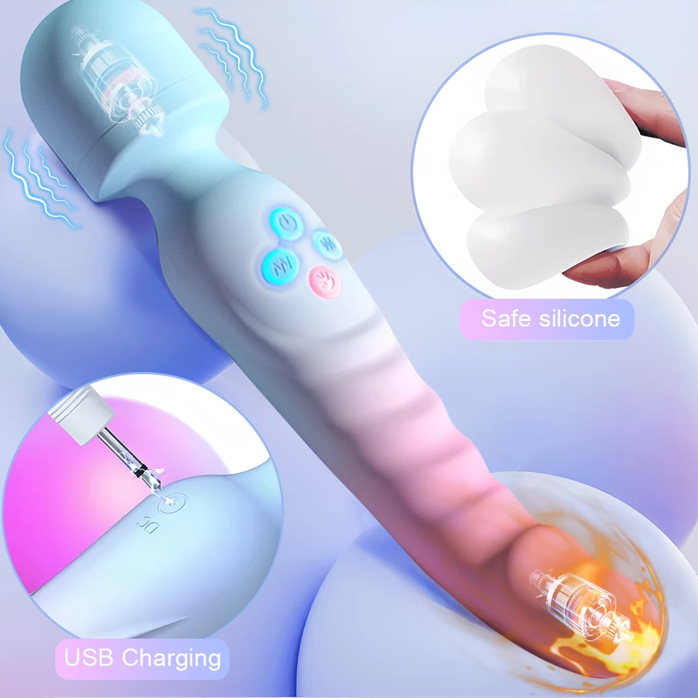 Powerful AV Magic Wand Vibrator – G Spot & Clitoral Stimulator for Women Powerful AV Magic Wand Vibrator – G Spot & Clitoral Stimulator for Women – AmourToy