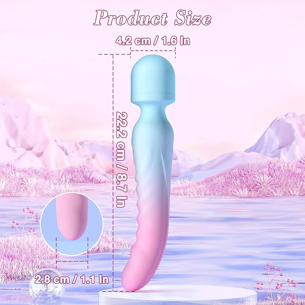 Powerful AV Magic Wand Vibrator – G Spot & Clitoral Stimulator for Women Powerful AV Magic Wand Vibrator – G Spot & Clitoral Stimulator for Women – AmourToy