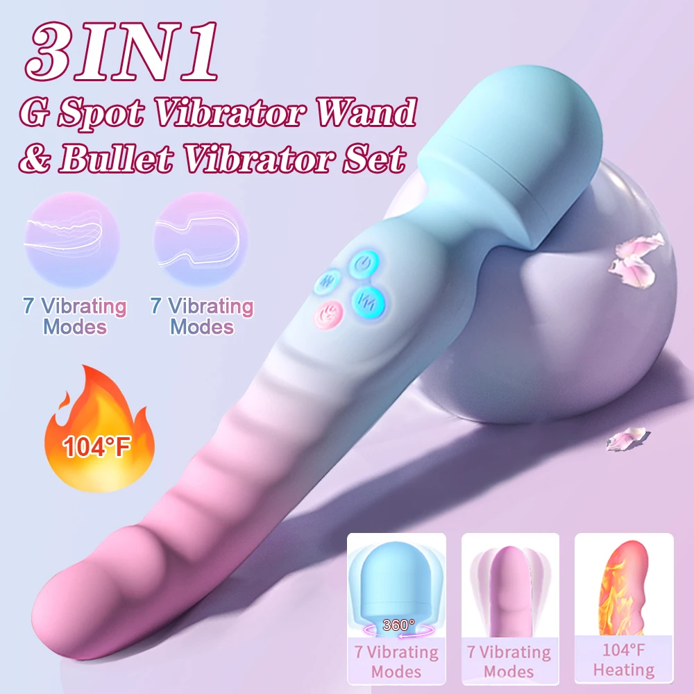 Powerful AV Magic Wand Vibrator – G Spot & Clitoral Stimulator for Women Powerful AV Magic Wand Vibrator – G Spot & Clitoral Stimulator for Women – AmourToy