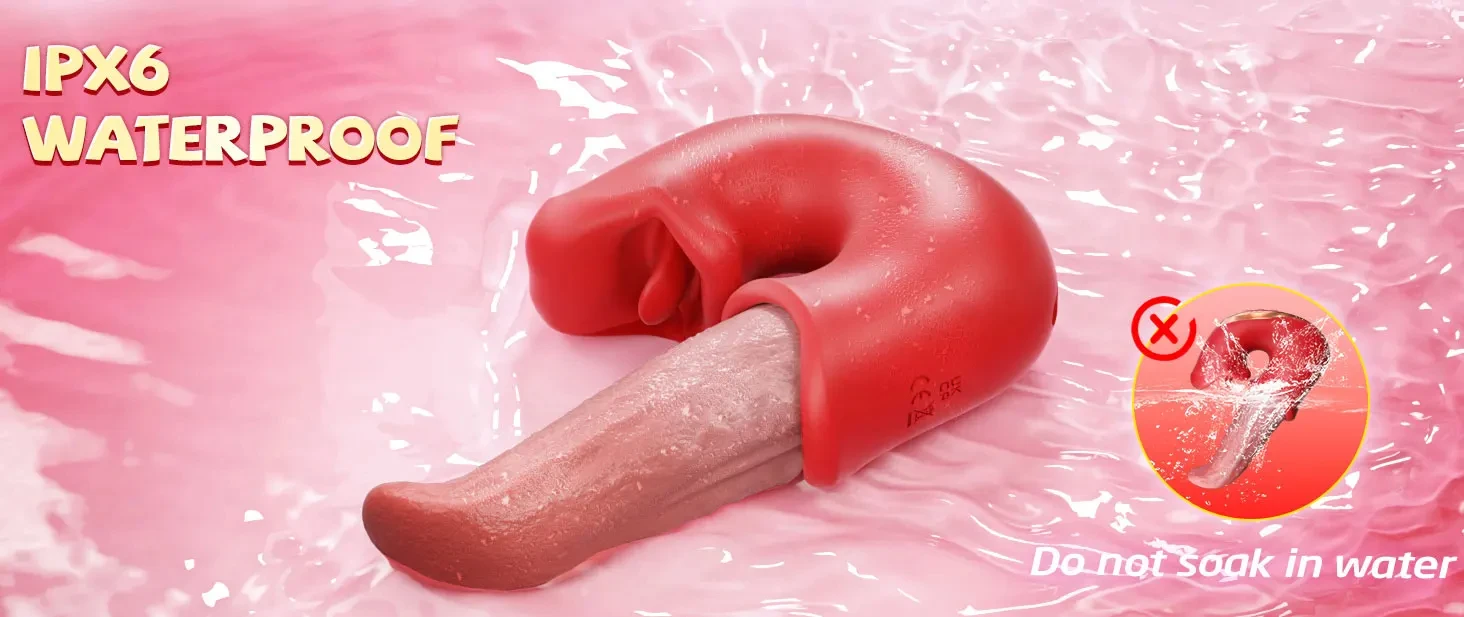 Tongue Licking Vibrator 3-in-1 for Women — 10-Mode Vibration, Occlusion & Swinging | Realistic Tongue G-Spot & Clitoris Stimulator | Female & Couples – AmourToy