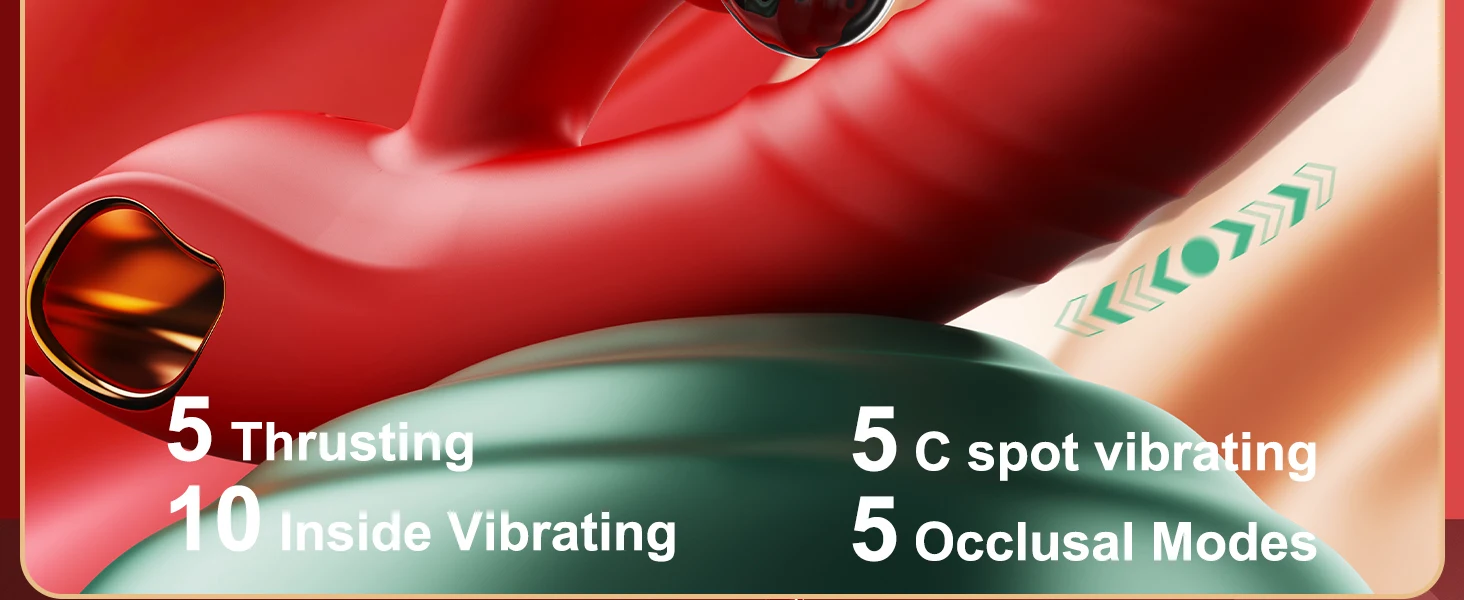 Thrusting Dildo Vibrator 4-in-1 for Women — 10 Vibration + 5 Thrusting & 5 Licking Biting Modes | G-Spot, Clitoris & Nipple Stimulator | IPX6 Waterproof Thrusting Dildo Vibrator 4-in-1 for Women — 10 Vibration + 5 Thrusting & 5 Licking Biting Modes | G-Spot, Clitoris & Nipple Stimulator | IPX6 Waterproof – AmourToy