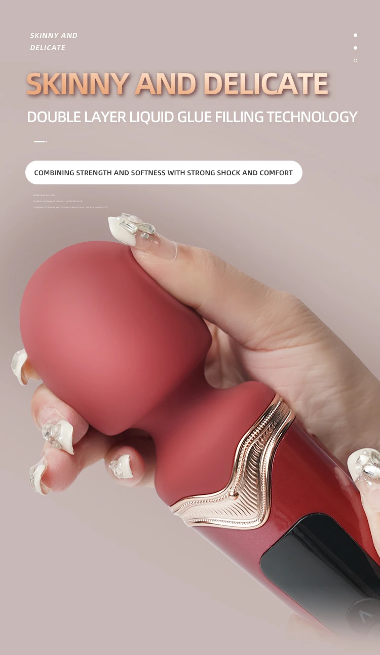 Heated Magic Wand Vibrator — 360° Rotation, 9 Modes – AmourToy