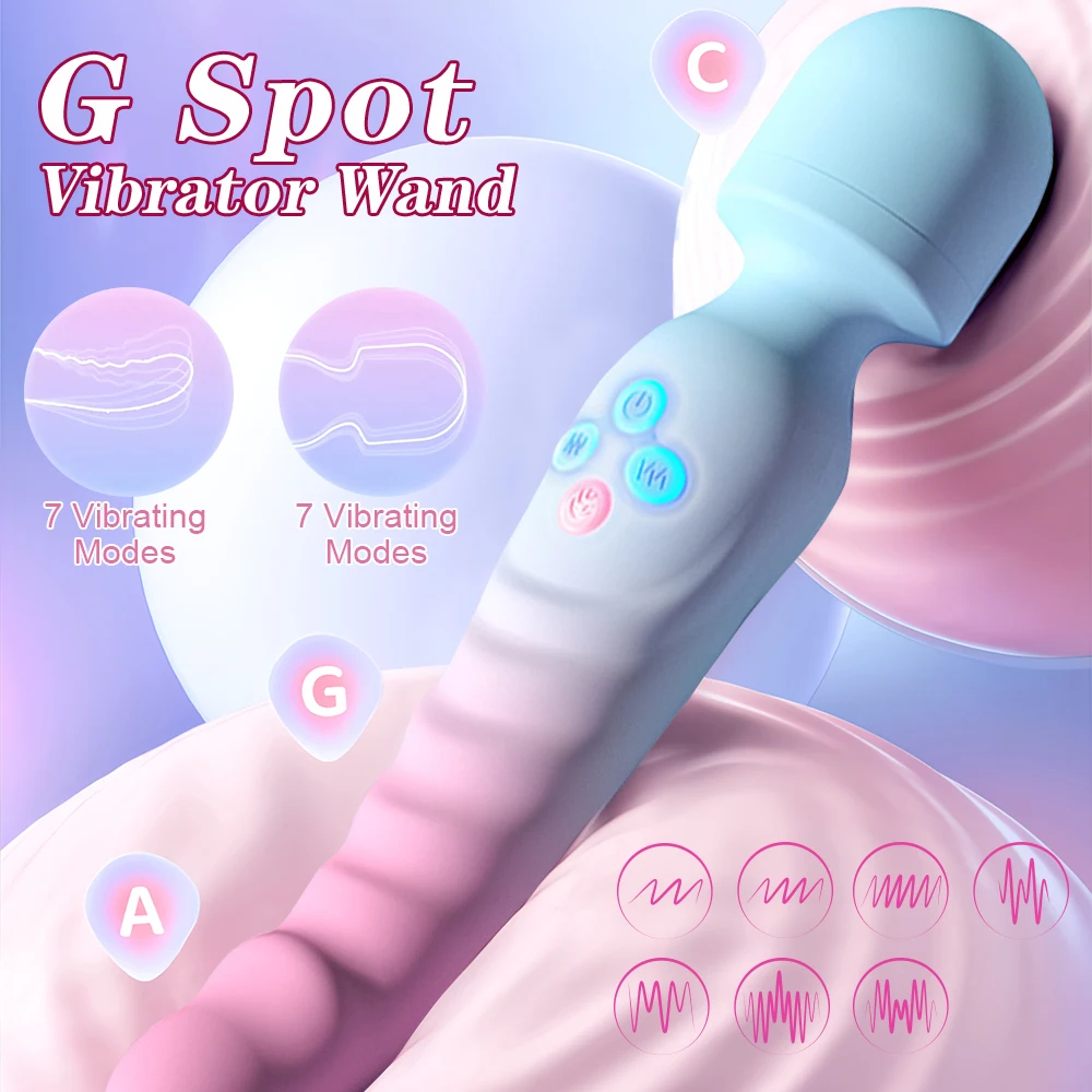 Powerful AV Magic Wand Vibrator – G Spot & Clitoral Stimulator for Women Powerful AV Magic Wand Vibrator – G Spot & Clitoral Stimulator for Women – AmourToy
