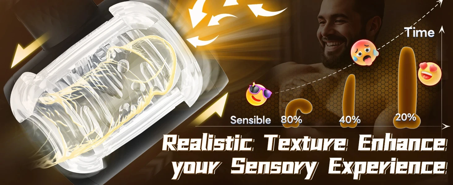 Open Ended Masturbator for Men — 6-Mode Thrusting & Vibrating | Surface-Grip Suction Base Hands-Free | Soft Ribbed Sleeve | Quiet Motor | USB Rechargeable – AmourToy