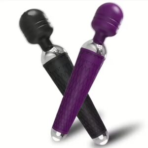 AV wand vibrator 10 modes for women clitoris and nipple stimulator flexible silicone head