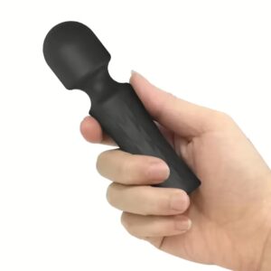 Mini wand vibrator 10 modes AV clitoris stimulator and body massager for women