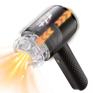New Arrivals Open ended masturbator 6 mode thrusting vibrating with surface grip suction base hands-free men