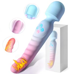 New Arrivals Rechargeable AV wand vibrator with silicone head