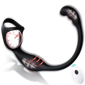 New Arrivals Prostate massager cock ring 3-in-1 remote control dual motor triple stimulation men couples